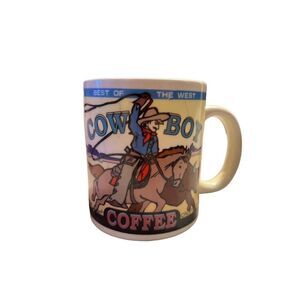 Cowboy Coffee Mug Best Of The West Ceramic 1999 Westwood Coffees Of Yester Year